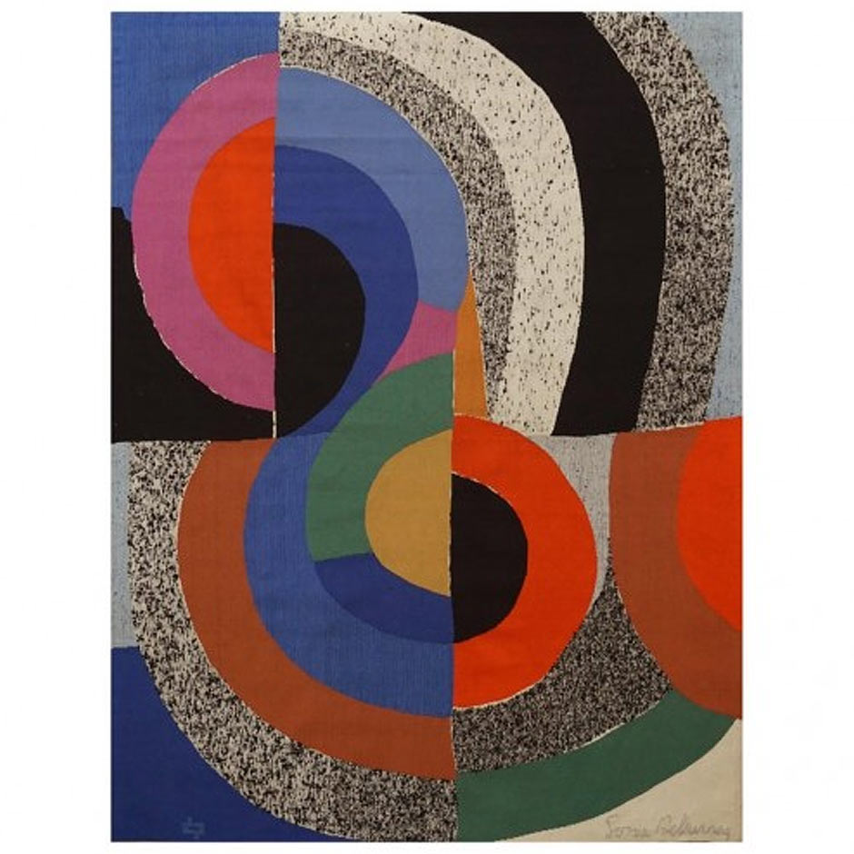 Sonia Delaunay "Hippocampe" Tapestry