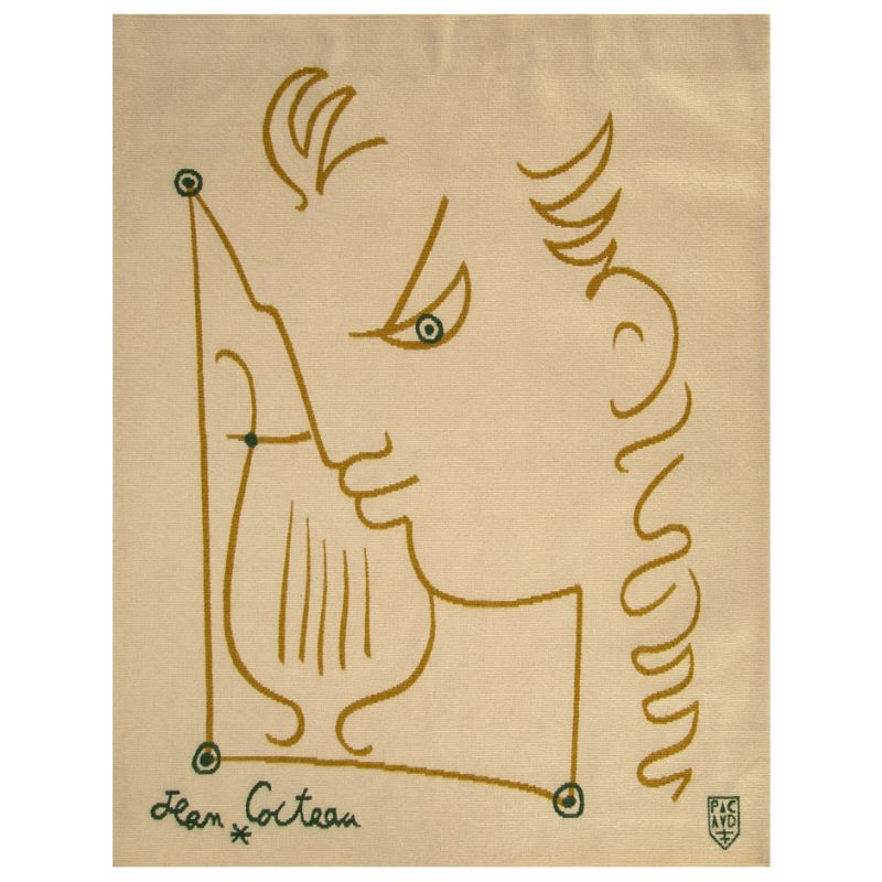 Jean Cocteau Orphée à la lyre Tapestry