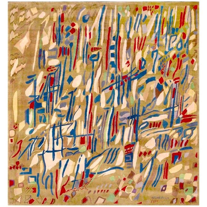 Manuel Cargaleiro Rug "Design N.55"