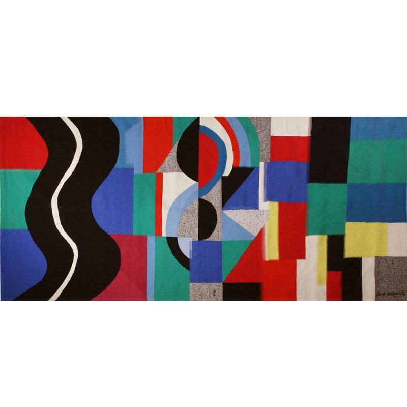 Sonia Delaunay "Serpent Noir" Tapestry