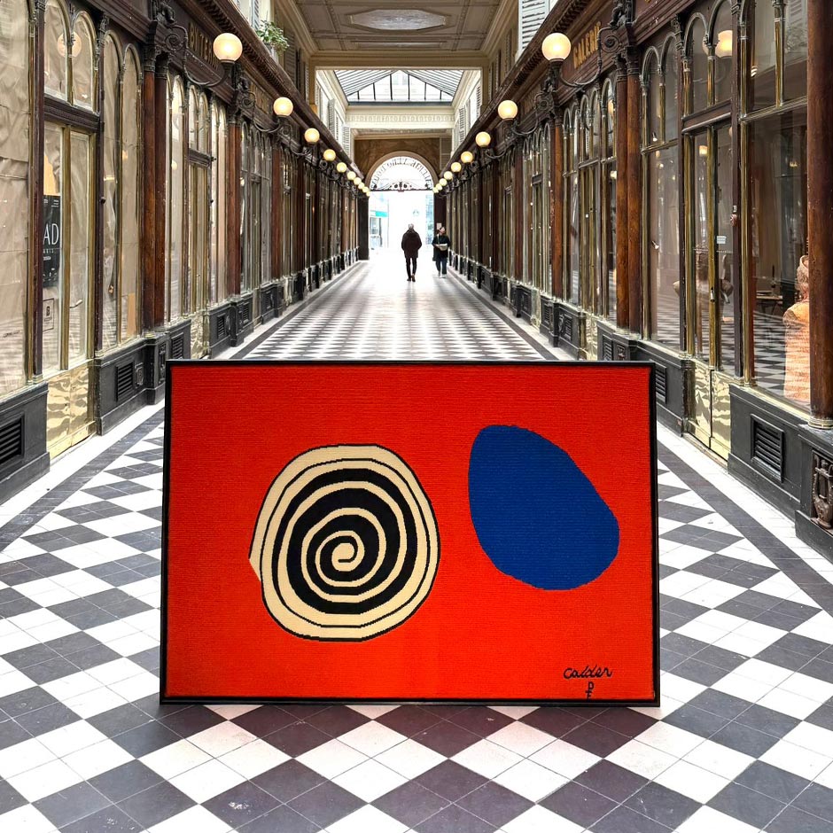 Alexander Calder "La Tache Bleue" Tapestry