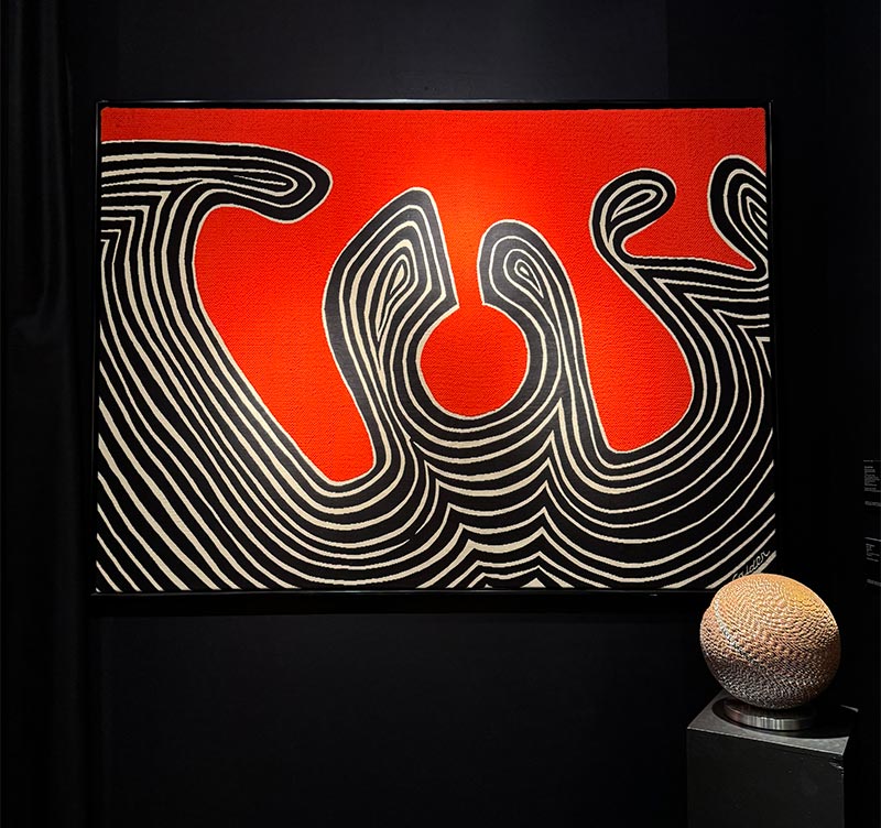 calder sillon rouge detail