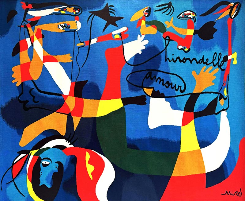 Joan Miro Hirondelle Amour