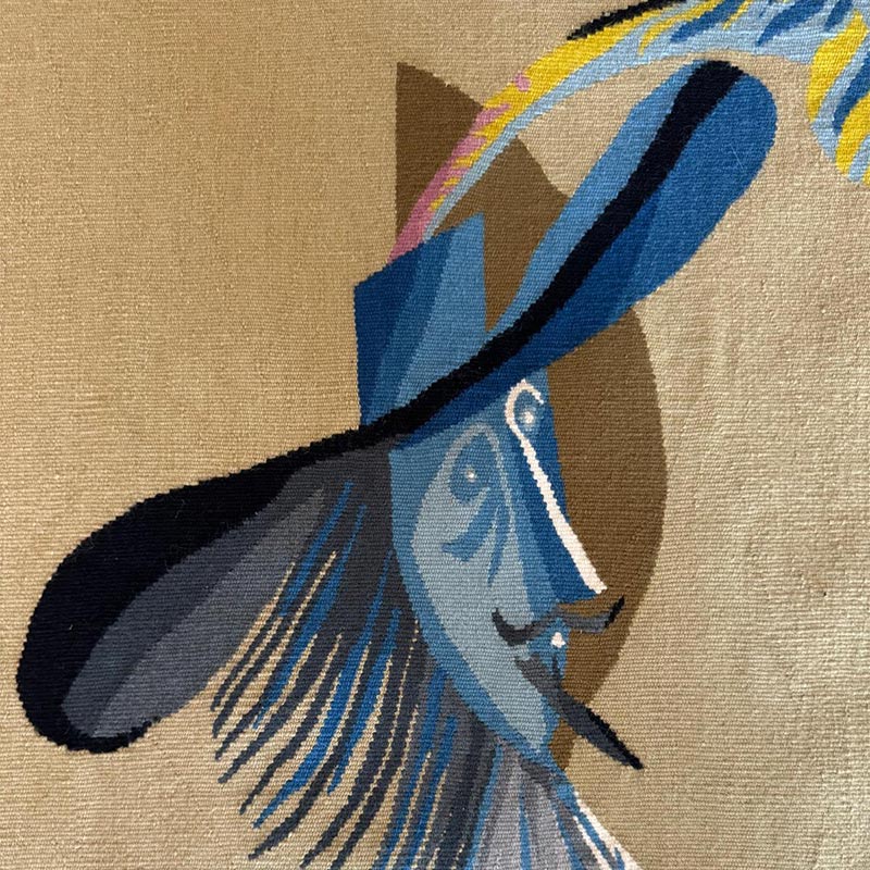 Marc Saint-Saëns "Les Comédiens" Tapestry