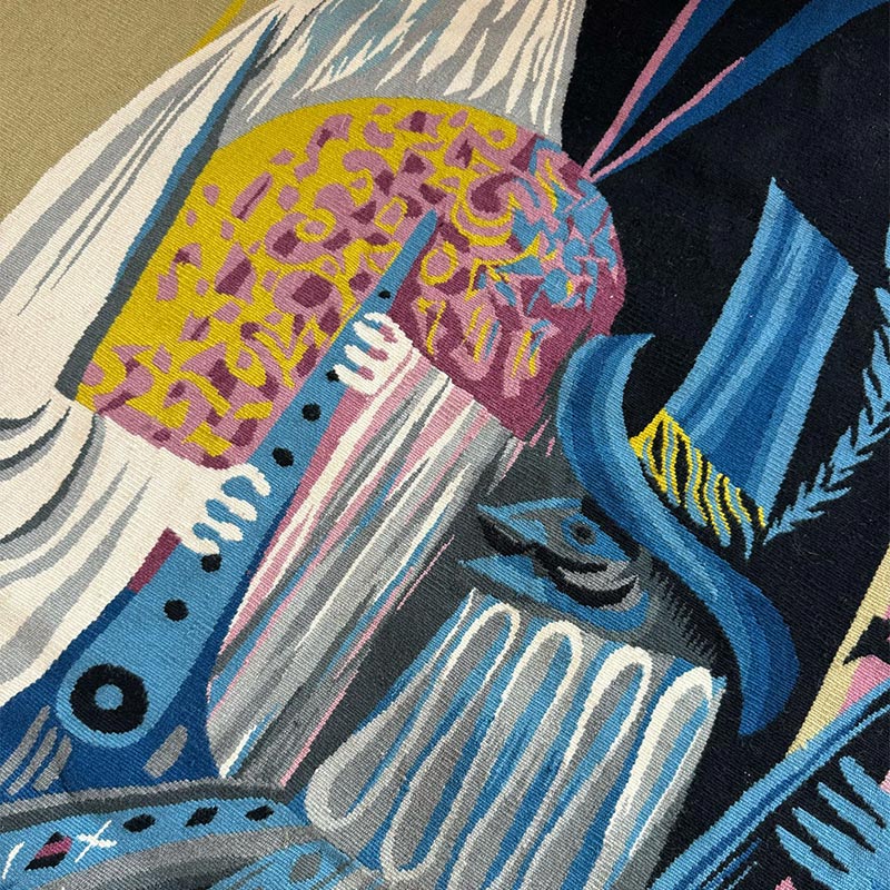 Marc Saint-Saëns "Les Comédiens" Tapestry