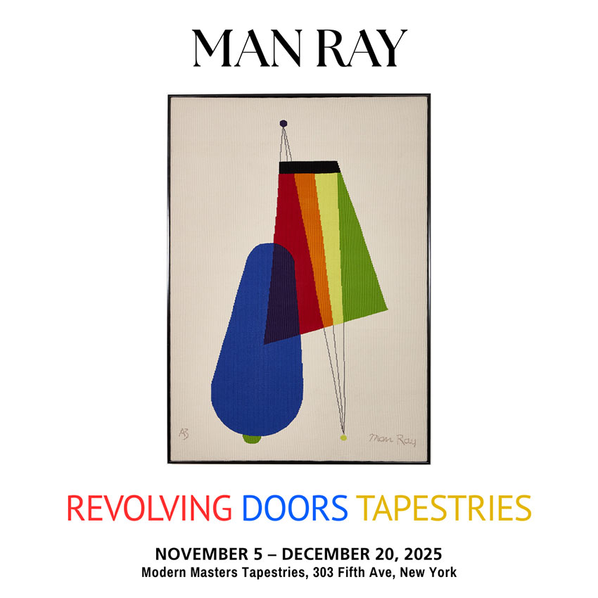 Man Ray: Revolving Doors Tapestries in the U.S.