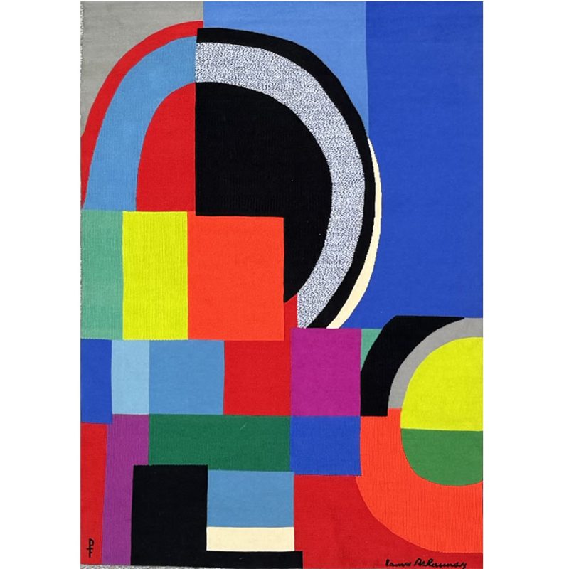 Sonia Delaunay "La Courbe Grise" Tapestry