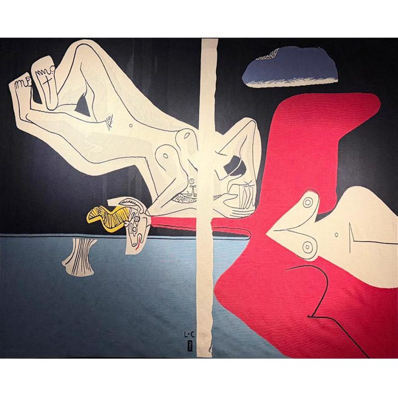 Le Corbusier "La licorne passe sur la mer" Tapestry