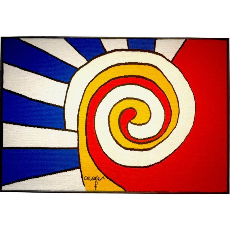 Alexander Calder "Trois Spirales" tapestry