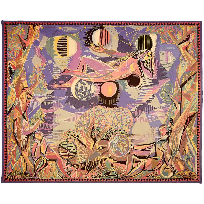 Claude Dodane Allegory of Time Tapestry