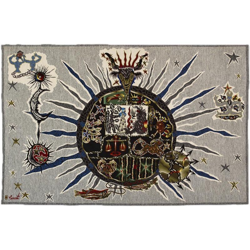 Jean Lurçat "Zodiaque Blanc" Tapestry