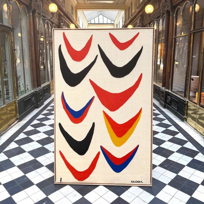 Alexander Calder "Boomerangs" tapestry